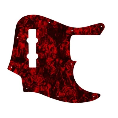 Custom Pickguard For Fender American Elite Jazz Bass 4 str Red Pearl