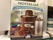Electric Ice Cream Maker Machine Yogurt Frozen Sorbet 4-Quart Commercial Bucket