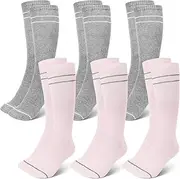 [Yaomiao] 6 Pairs Maternity Compression Socks 20-30 mmHg Circulation Support Socks Compression Stockings for Women Pregnancy