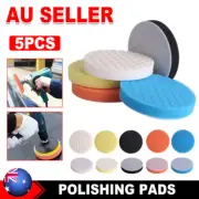 5pcs 180mm Sponge Polishing Pads Waxing Buffing Pad Kit for Car PolishSK Buffer