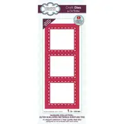 Sue Wilson Outer Scalloped Rectangle Aperture Trio Die