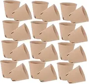 SUPVOX 60pcs Pulp Seedling Starter Pots with Drainage Nursery Planter for Flowers Herbs and Vegetables for Home Gardening and Crafting