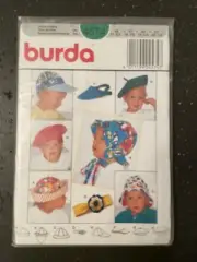 Sealed Sewing Pattern Burda 4574 Childrens Hat Pattern New Uncut