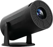 Laser Multi-Angle 1080P LED Portable Projector with Flexible Viewing Angles - Built-in Android TV, WiFi, Bluetooth, HDMI (Black)