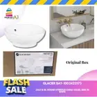 Glacier Bay 1002422173 Zale 16 in. Round Vitreous China Vessel Sink in White