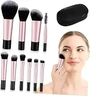 CLISPEED 10pcs Mini Makeup Brush Storage Bag Travel Essentials for Eyeshadow Blush and Highlighter Compact and Stylish Makeup Brushes Go Use