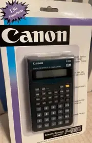 CANON Scientific Statistical Calculator F-500, 136 Functions, New