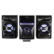 Magnavox MM441 3-Piece CD Shelf System with Digital PLL FM Stereo Radio, Blue...