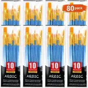 Paint Brush Set, Nylon Hair Brushes for Acrylic Oil Watercolor Painting Artist P