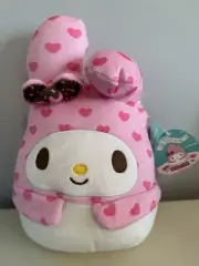 Squishmallows 8" Hello Kitty My Melody Valentine's Day Plush Sanrio New with Tag