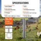 12mm Wire Mesh Roll 122cm x 15m Hot Dipped Galvanized Chicken For Rabbit Cage