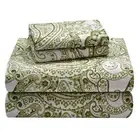 100% Cotton Percale Sheets - Printed Bed Sheet & Pillowcase Sets - Soft Cotto...