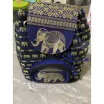 泰國深藍可愛大象包包