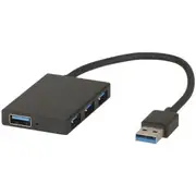 [TechBrands] 4 Port Mini Hub USB 3.0 (Black)