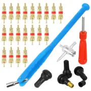 43 Pcs/set Valve Tool Valves Core Puller Stem Installer