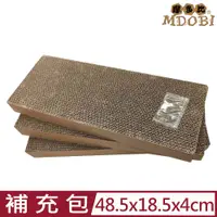 在飛比找PChome24h購物優惠-【2入組】MDOBI摩多比-三角紙盒抓板補充包(3個入) (