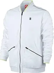 [Nike] Men's Court Varsity Jacket White Black 830919 101 (XXL)