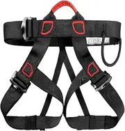 Rock Climbing Harness - Safety Harness Kit | Waist Support Pants Lightweight | Thicken Climbing Harness | Outdoor Rappelling Equipment Harness | Professional Climbing Gear For Fire Rescue