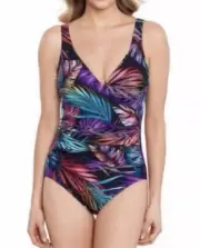 Miradonna by Miraclesuit One Piece Swimsuit, Bahama Palms 16