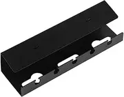 Cable Management Under Desk | Socket Strip Organizer Stand - Adhesive Concealed Cable Rack No Drill Organizer for Gaming Setup Computer Standing Desk Work Area