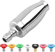Turbo Nozzle Tip Kit - 3600 PSI Powerful Turbo Nozzle Tips - Clean Accessories, Wear-Resistant Attachment for Brick Cleaning