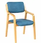 Health Care Center Home Office Desk Chair Blue Accent Chair for Dinning Relaxing