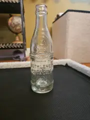Vintage Coca Cola Bethlehem PA Bottle Bowtie Glass Clear 6 oz