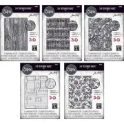 Sizzix 3-D T/F Embossing Folder Lumber Large/A5 IWIAL5 by Tim Holtz