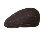 Bailey Mens Spark Ivy Flat Cap Hat - Brown
