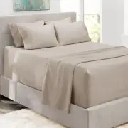 Extra Deep Pocket King Size Sheets Sets - Fits Mattress 18-24 Inches - 6 Piece K