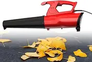 Handheld Garden Blower, Portable Leaf Blower, Electric Jobsite Air Blower, 217km/h Wind Speed, 2m/10m Cable, 6 Speeds Adjustable, for Lawn Care Snow Blowing and Cleaning Debris and Dust 3m