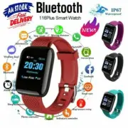 Bluetooth Smart Watch Fitness Tracker Bracelet Heart Rate Blood Pressure MonitVH