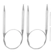 2pcs 31.5" Circular Knitting Needles US 13/9.0mm Needles 5.51" Short