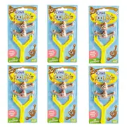 6PK Koolface Flying Smiling Poo Funny Flying/Throwable Emoji Toy 10x19.5cm 5y+