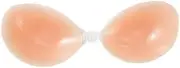 [Generic] Silicone Breast Patch Ultra-Light Invisible Bra Thickened Push-up Wedding Dress Special Underwear Breast Patch(C)
