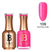 Billionaire Gel Polish UV LED & Nail Lacquer Duo 109 Hot Pink Is Me 15ml