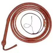 Ardour Crafts Kangaroo Hide 04 to 12Feet Long 16 Plaits Bull Whip