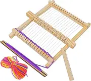 Wooden Weaving Loom Toy Boys and Girls Hand-knitting Machine Craft Tool Promote Creativity Safe Easy to Use Random
