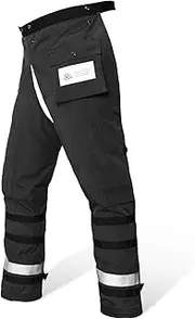 Technical Wrap Chainsaw Chaps by UL Class A 8 Layers Chainsaw Pants Apron Style