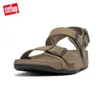 【FITFLOP】GOGH MOC MENS BUCKLE LEATHER BACK-STRAP SANDALS扣環皮革造型後帶涼鞋-男(灰褐色)