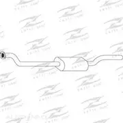 Redback Mufflers Bolt-On to suit Holdencommodore - M7563