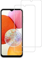 [ENGFYADSY] Compatible for Samsung Galaxy M14 Screen Protector, Tempered Glass 9 Hardness Anti Scratch HD Bubble-Free