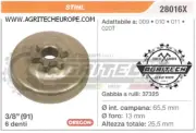 28016X Oregon Pinion Bell Clutch Chainsaw STIHL 009 010 011 3/8' 6 Teeth