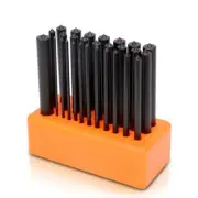 28Pcs Center Transfer Punches Set Machinists Tool Punch Stand Heat Treated Steel