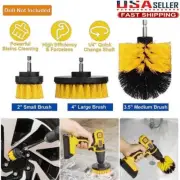 Wheel Tire Rim Scrub Brush Wheel Cleaning Brush Car Detailing Drill Brush Kit.