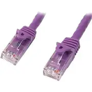 StarTech.com 45PAT10MPL Cat5e Ethernet Patch Cable - 10m - Purple Snagless - RJ45 Connectors [45PAT10MPL]