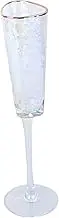 FUNOMOCYA 1pc Crystal Glass Elegant Stemware for Home Weddings Capacity for Wine Beverages Glass Design