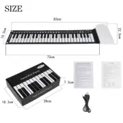 IRIN 49-Key Roll-Up Piano – Portable Silicone Keyboard for Beginners