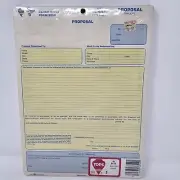 Vintage Tops Proposal Form No Carbon Carbonless #3850 Triplicate 50 Pack Kmart