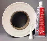 Grill Dome High temp Nomex Gasket Kit w/ RTV adhesive easy self curing adhesive